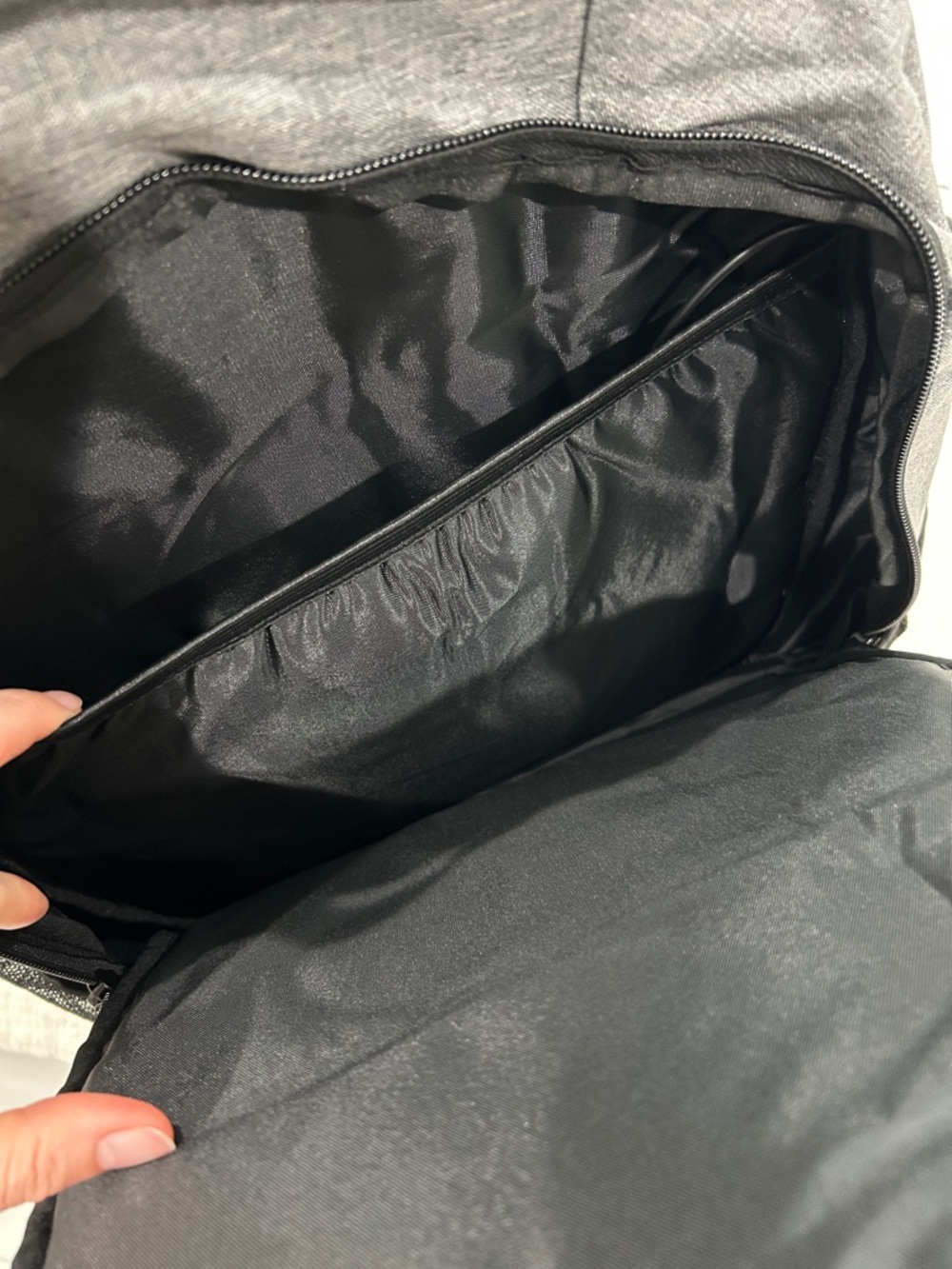 Heathered Laptop Backpack - Picture 6 of 8